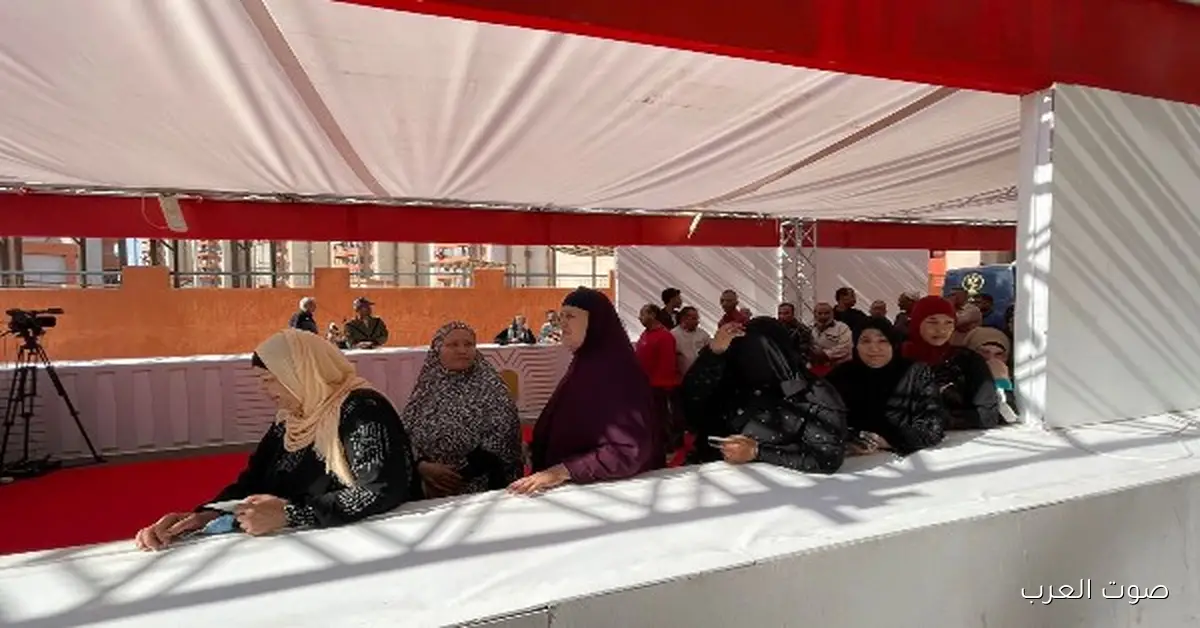 المواطنين في المعادي بيتوافدوا على لجان انتخابات النواب بشكل ملحوظ في اليوم الثاني للانتخابات