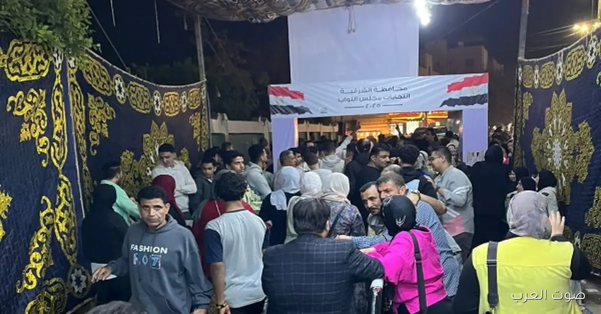 الناس بتتوافد على اللجان الانتخابية في آخر ساعة من اليوم الأول