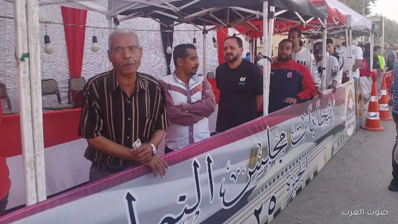 الناس متوجهين بكثافة للجنة عثمان بن عفان في انتخابات النواب بإمبابة