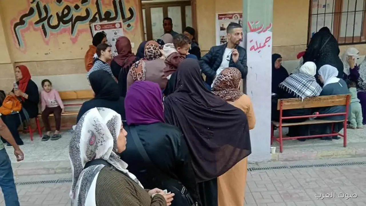 انتخابات مجلس النواب 2025.. كبار السن بيتوجهوا للتصويت في مدرسة محمد كريم بالجيزة