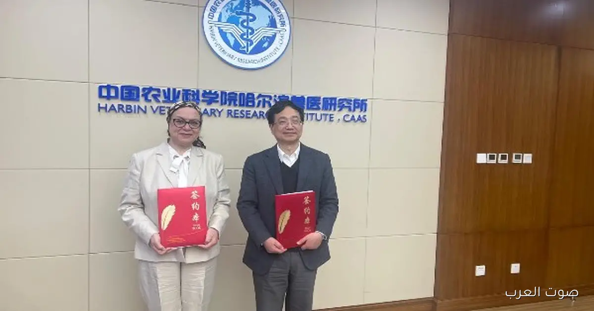 تعاون مع الصين عشان نطور الابتكار في صحة الحيوانات