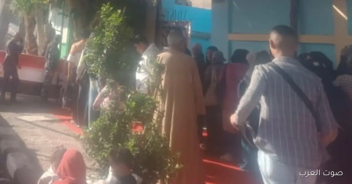 توافد الناس على لجان الانتخابات في مصر القديمة والمنيل من الصبح