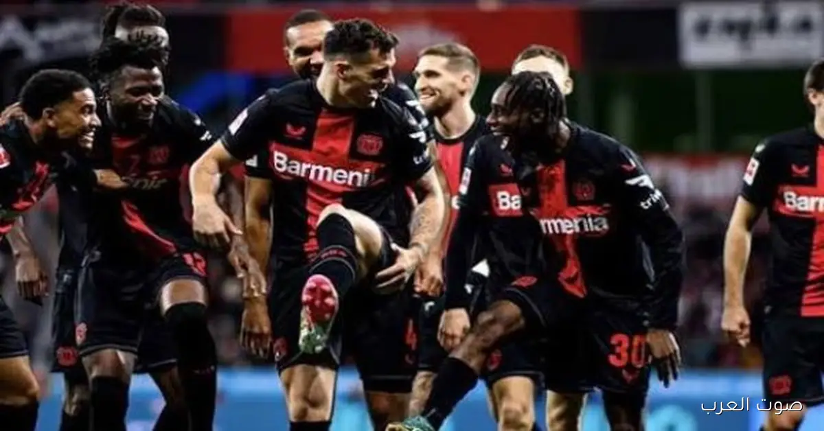 جريمالدو يدي باير ليفركوزن التقدم على مانشستر سيتي في الشوط الأول