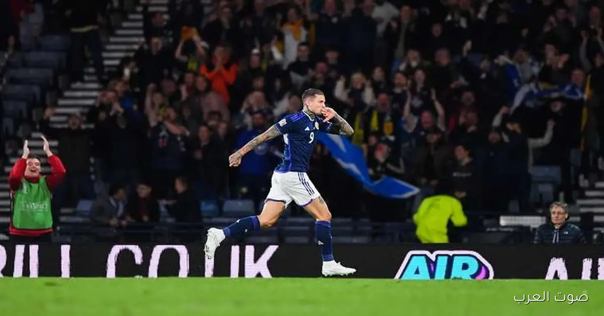 جماهير اسكتلندا تفرح بفوزها على الدنمارك