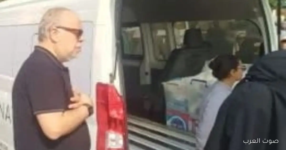 جنازة زوجة حسن العدل بحضور أشرف زكي بس فقط