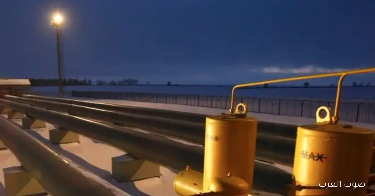 حادث في خط أنابيب الغاز في منطقة أومسك الروسية