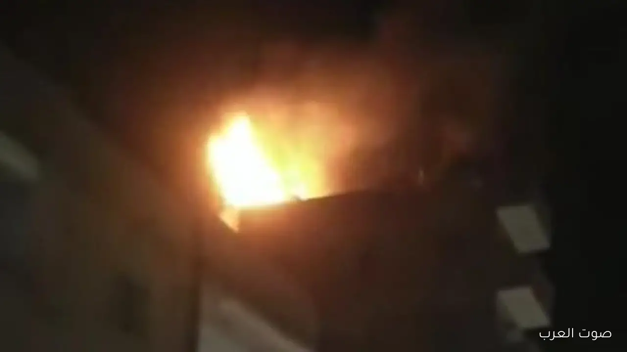 حريق في المتحف الزراعي بالدقي بسبب الأشجار