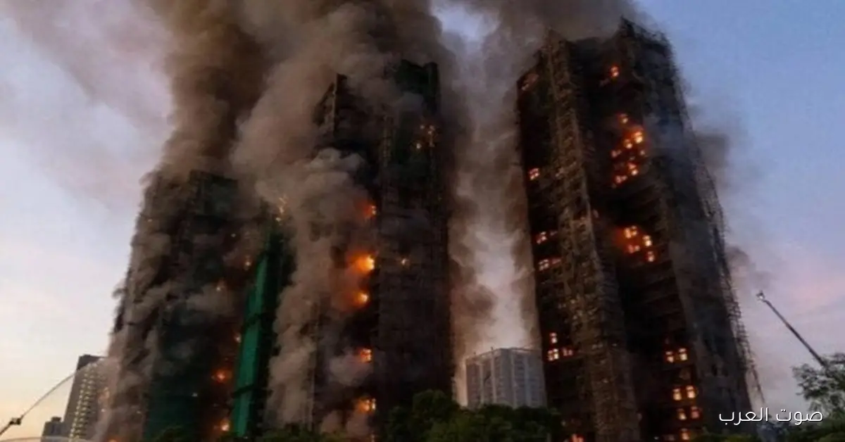 حصيلة ضحايا حريق المجمع السكني في هونغ كونغ بتوصل لـ 128 قتيل