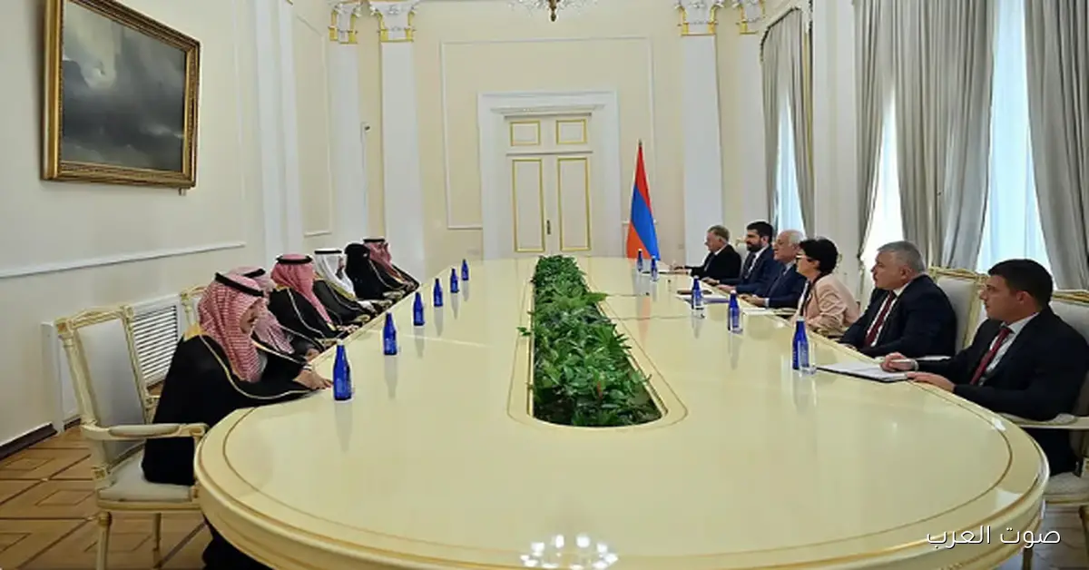 رئيس أرمينيا يرحب بوفد لجنة الصداقة البرلمانية السعودية الأرمينية في مجلس الشورى