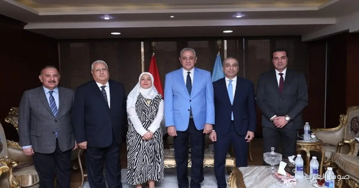 رئيس البنك الزراعي يتقابل مع محافظ الغربية علشان يدعموا التنمية الزراعية ويشجعوا الاستثمار