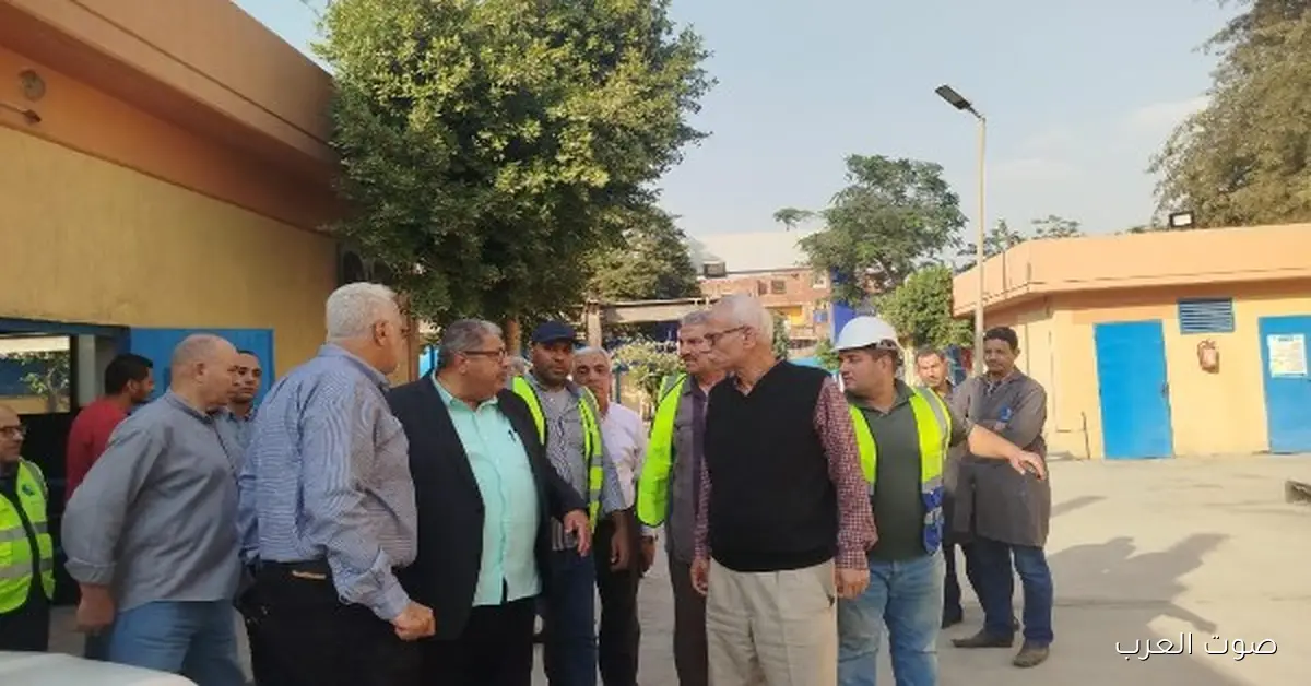 رئيس الصرف الصحي في القاهرة بيواصل جولات ميدانية لمتابعة جاهزية محطات الجنوب وحلوان قبل موسم الأمطار