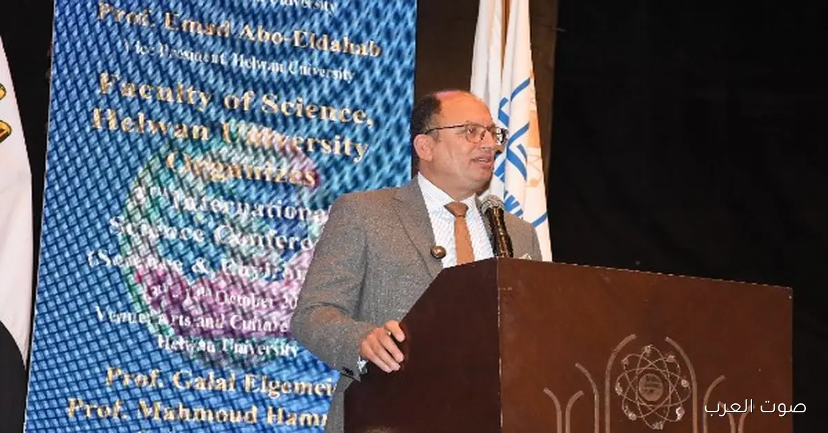رئيس جامعة حلوان يفتتح مؤتمر كلية التربية عن الابتكار المستدام والتعليم