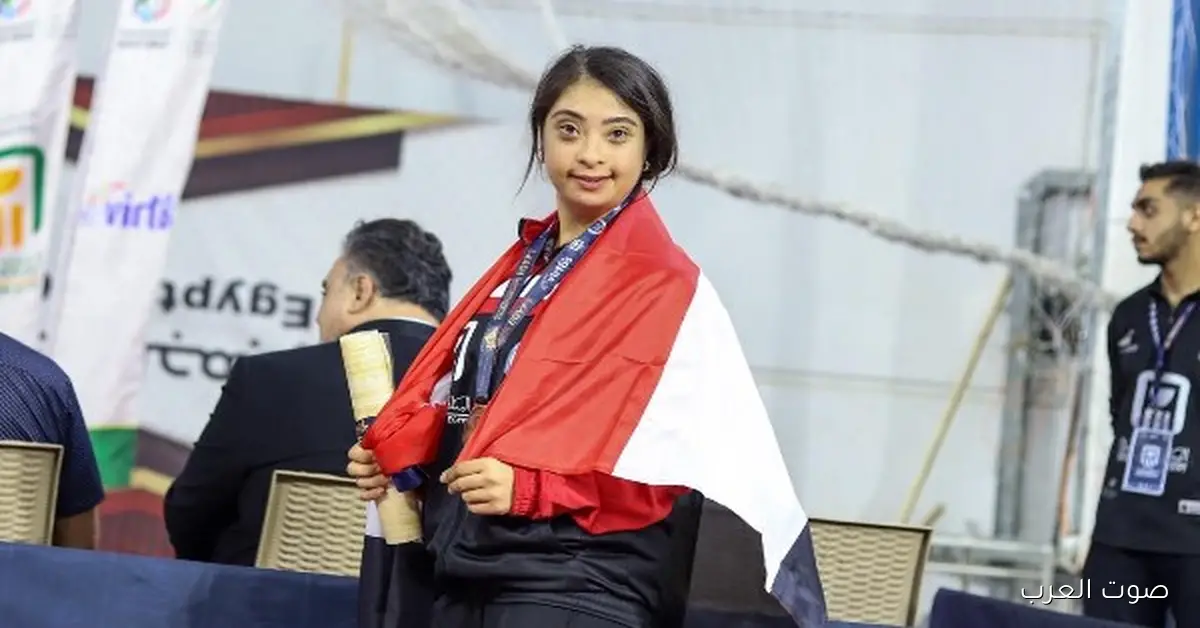 رحمة خالد: فرحانة بتمثيل مصر وحصولها على ميداليتين في بطولة العالم لتنس الطاولة