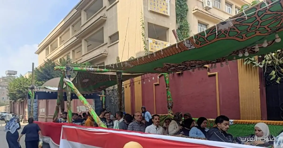 زحام كبير أمام لجان 15 مايو بعد ساعات من بدء الانتخابات