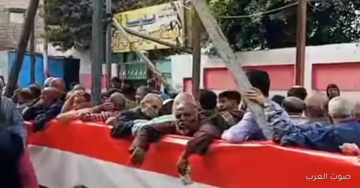 زحام كبير للناخبين في لجان الاقتراع بالشرابية والزاوية الحمراء