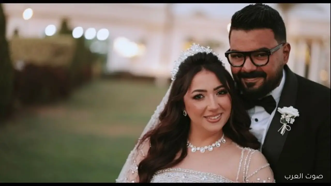 زفاف آية عبدالله ومحمد العمروسي.. مفاجأة أغنية كوشة واحدة في فرحهم.. صور