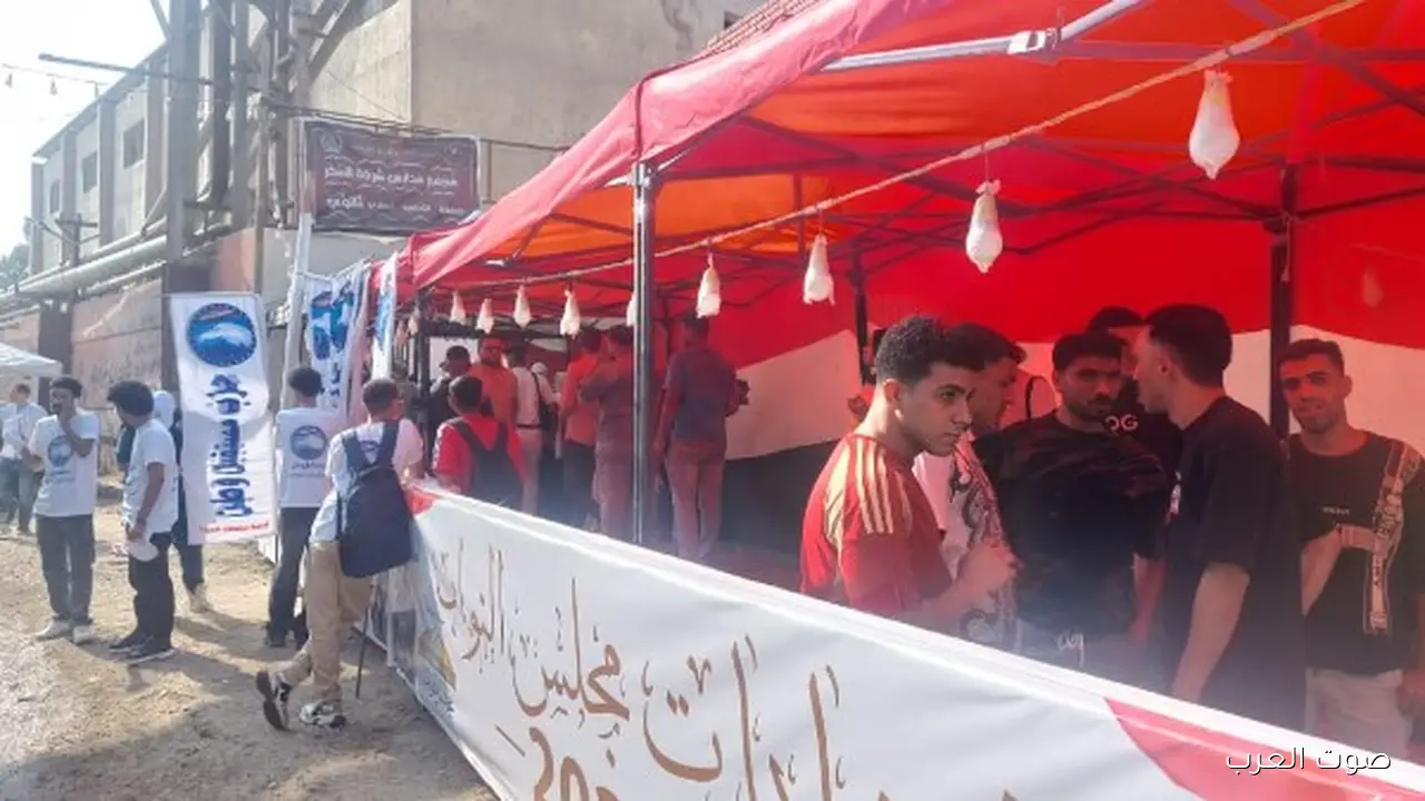 شباب حزب مستقبل وطن بيجهزوا دخول الناس لجان الحوامدية