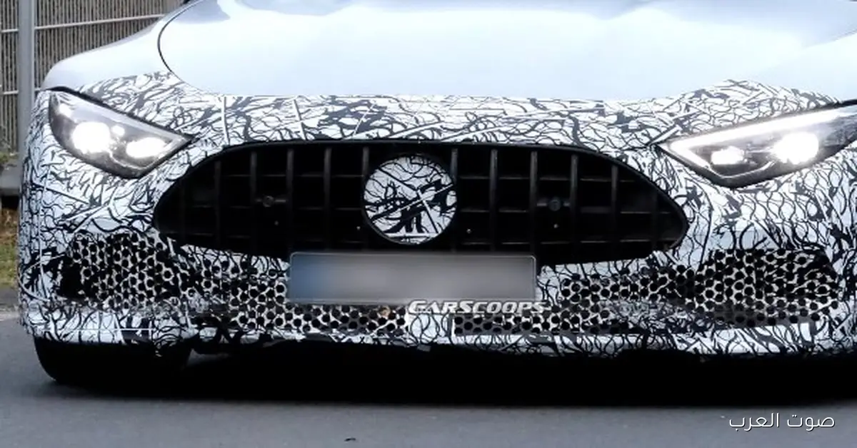 صور مسربة لمرسيدس SL 2027 بتصميم بشبك أمامي عريض