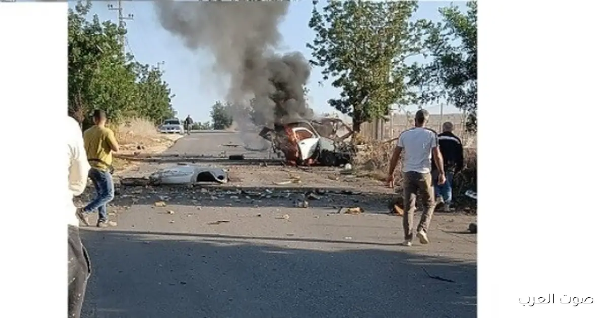 ضربة جوية إسرائيلية على عربية في بلدة زوطر الشرقية بجنوب لبنان