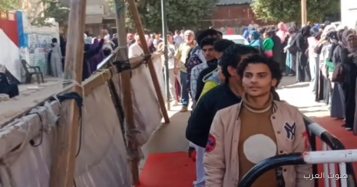 طوابير الناخبين قدام لجان مصر القديمة والمنيل.. صور