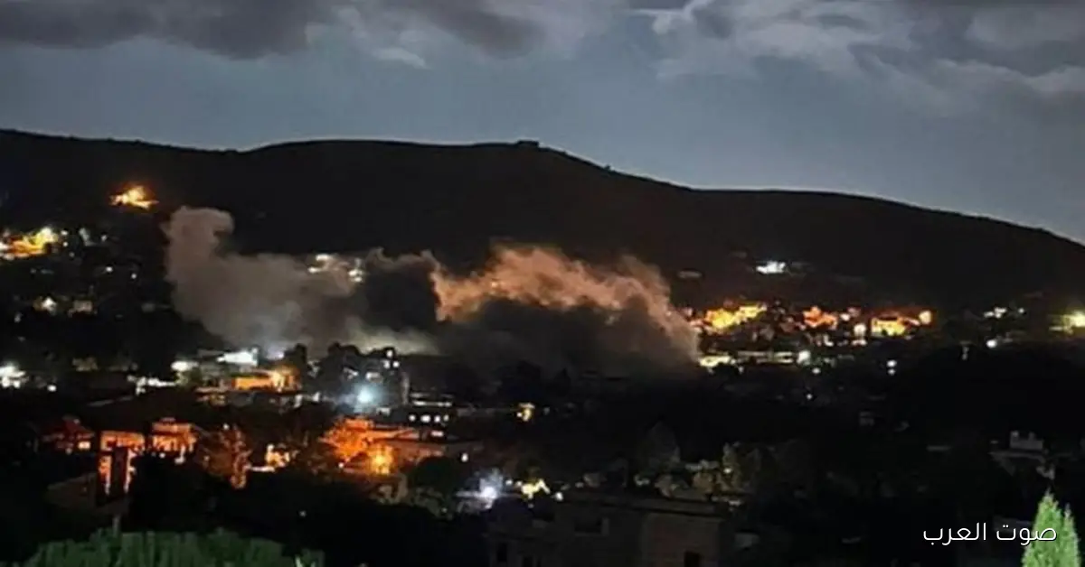 طيران الاحتلال يضرب شر خان يونس في جنوب غزة