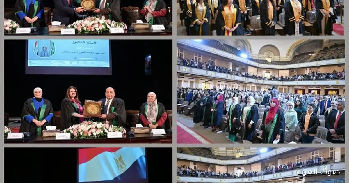 كلية طب الأسنان في جامعة القاهرة تحتفل بتخرج الدفعة 96 في القاعة الكبرى