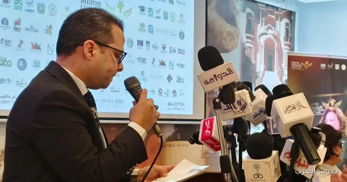 مازن الغرباوي: دعم الدولة المصرية لمهرجان شرم الشيخ الدولي للمسرح الشبابي يوضح إيمانها بأهمية الفن المسرحي
