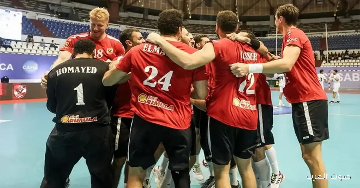 محمد الغزاوي رئيس بعثة فريق يد الأهلي في السوبر المصري بالإمارات