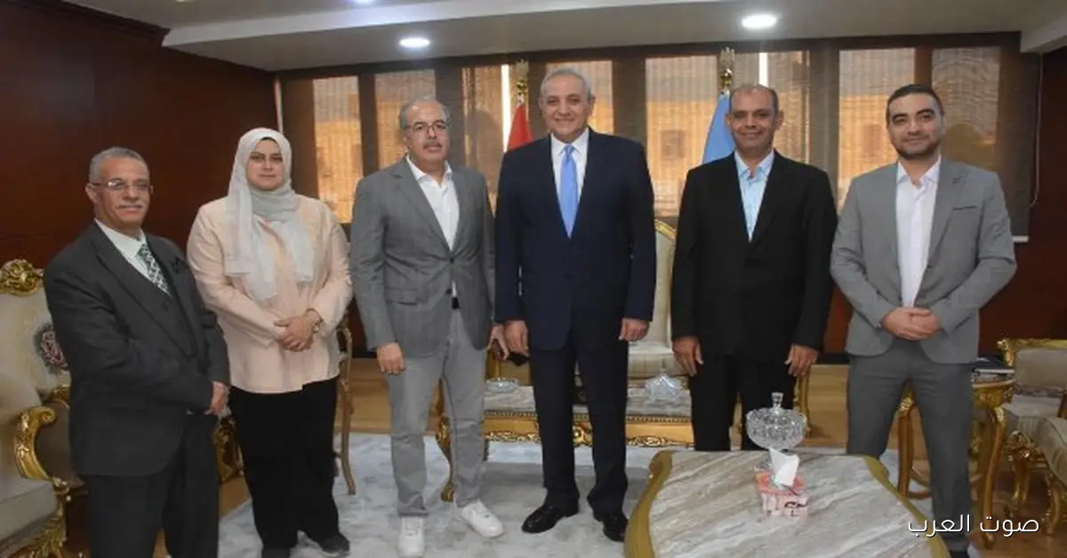 مسئولين من وزارة الإسكان والمرافق في زيارة لمحافظة الغربية لدعم المشروعات ومتابعتها