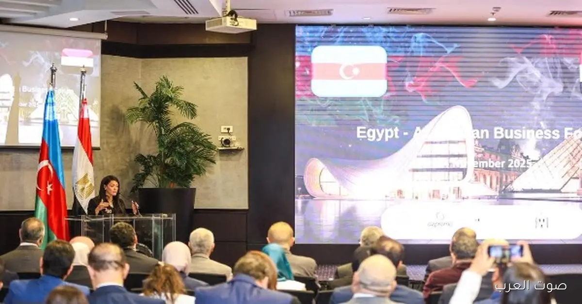 مصر وأذربيجان عندهم فرص كبيرة للتعاون الاقتصادي