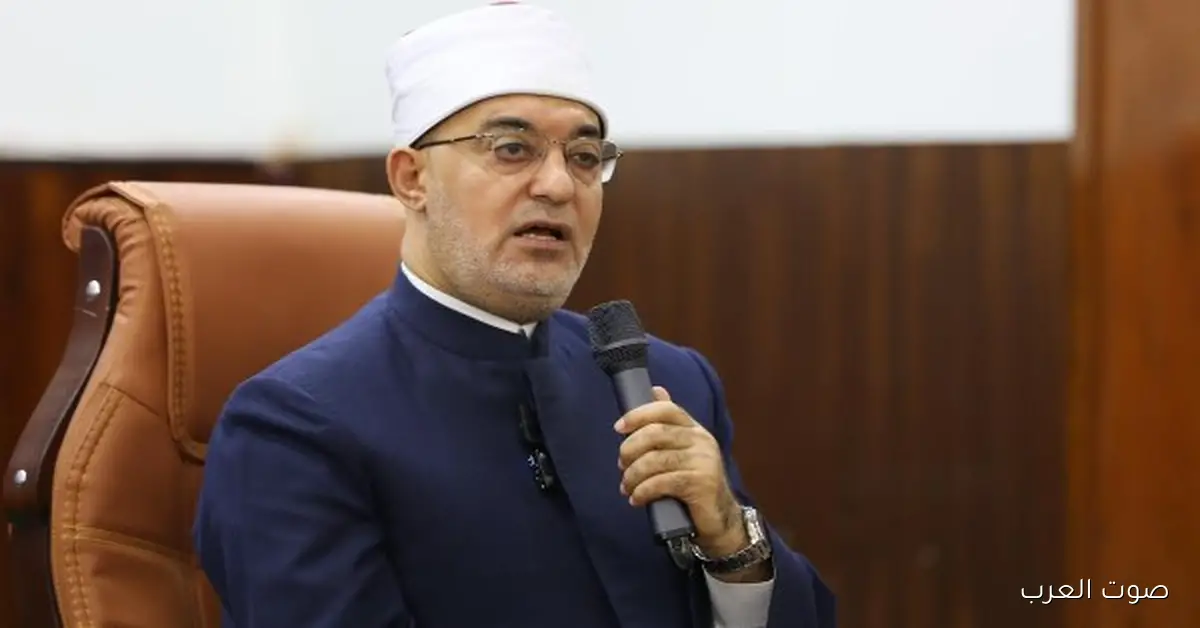 مفتي الجمهورية يندد بحرق مسجد في الضفة الغربية