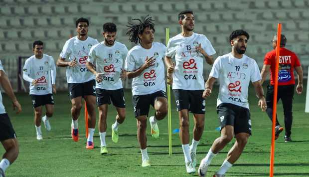 منتخب مصر ينطلق في تدريباته قبل مباراة أوزبكستان الودية (صور)