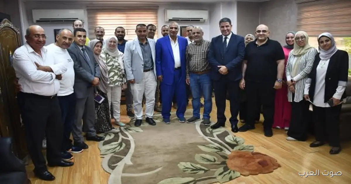 مياه الشرب في الجيزة بتعمل حفلة لاستقبال رئيسها الجديد وتكريم الرئيس السابق