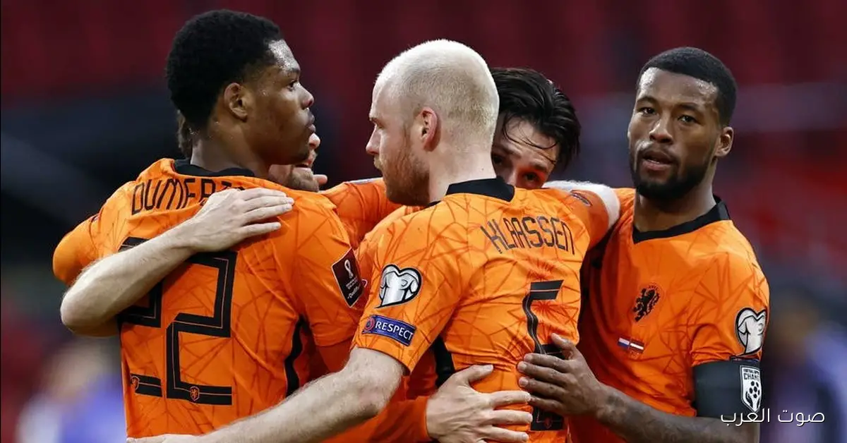 هولندا وبولندا يكتفوا بالتعادل 1-1 في تصفيات كأس العالم