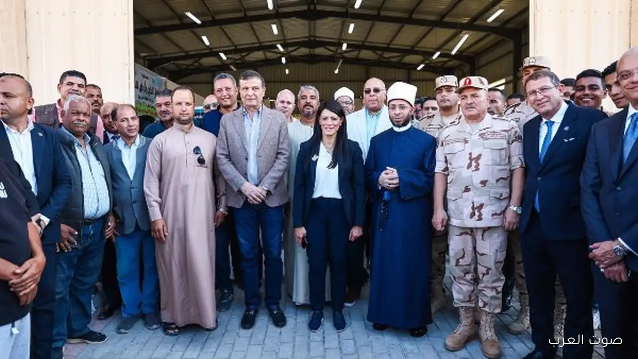 وزراء يتفقدوا المركز المتكامل في سهل القاع بسيناء وسط تجمعات زراعية