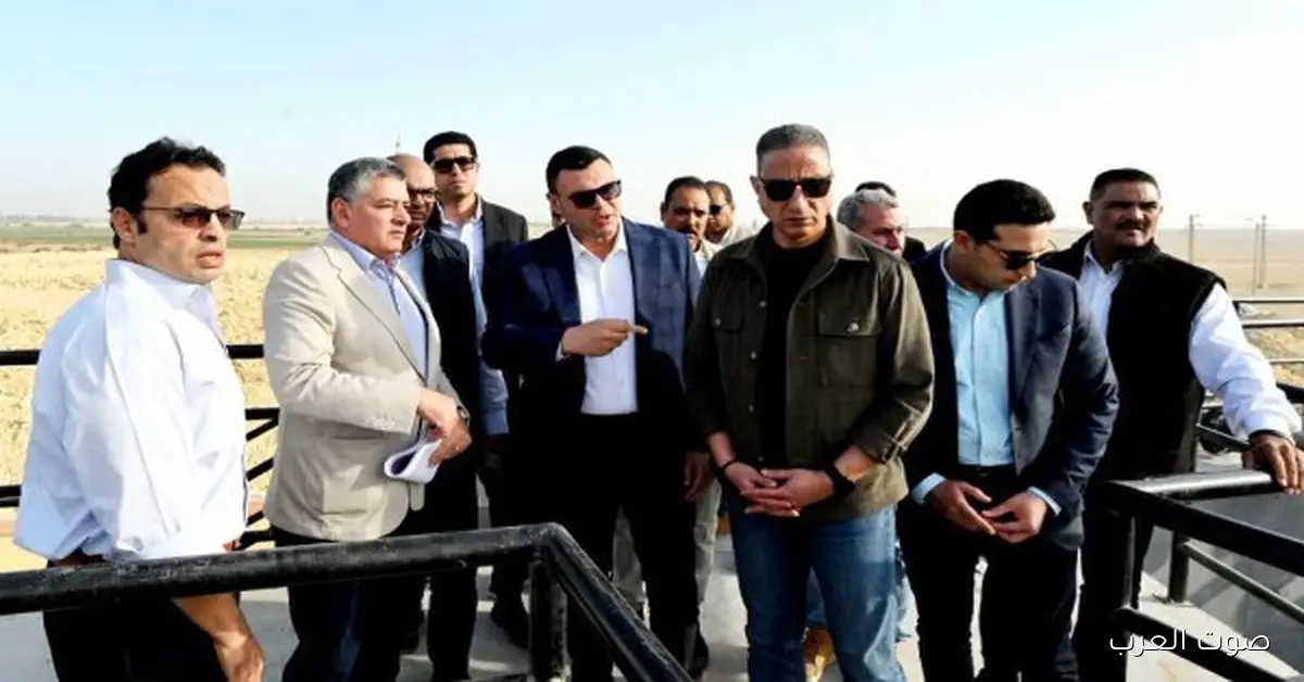 وزير الإسكان ومحافظ الفيوم يخلصوا جولتهم بتفقد محطتين معالجة “بطن أهريت” و”الحامولي”