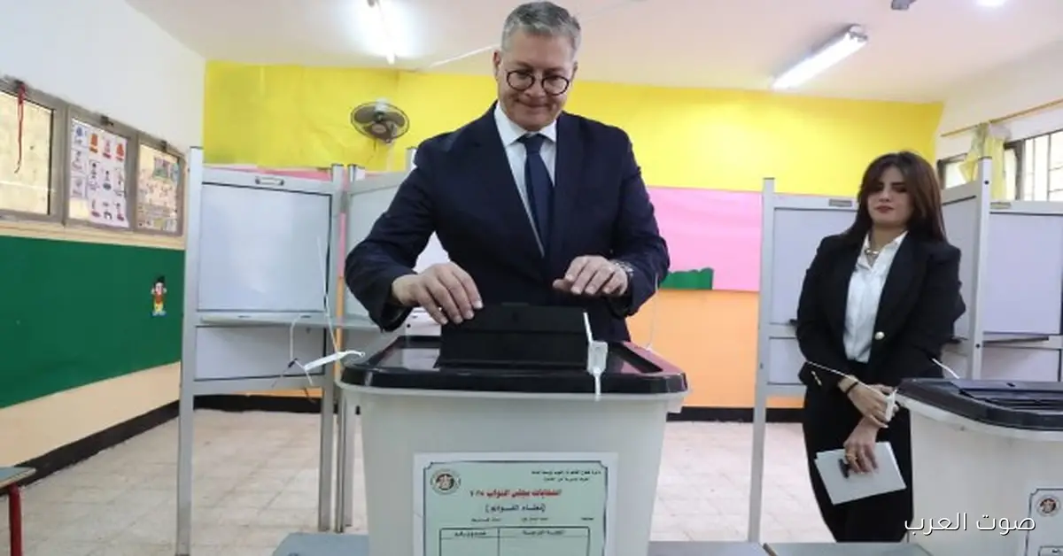 وزير البترول يشارك في انتخابات مجلس النواب 2025