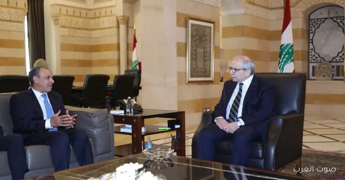 وزير الخارجية في بيروت علشان يتكلم عن الأوضاع الجديدة وطرق دعم لبنان في الوقت الحالي