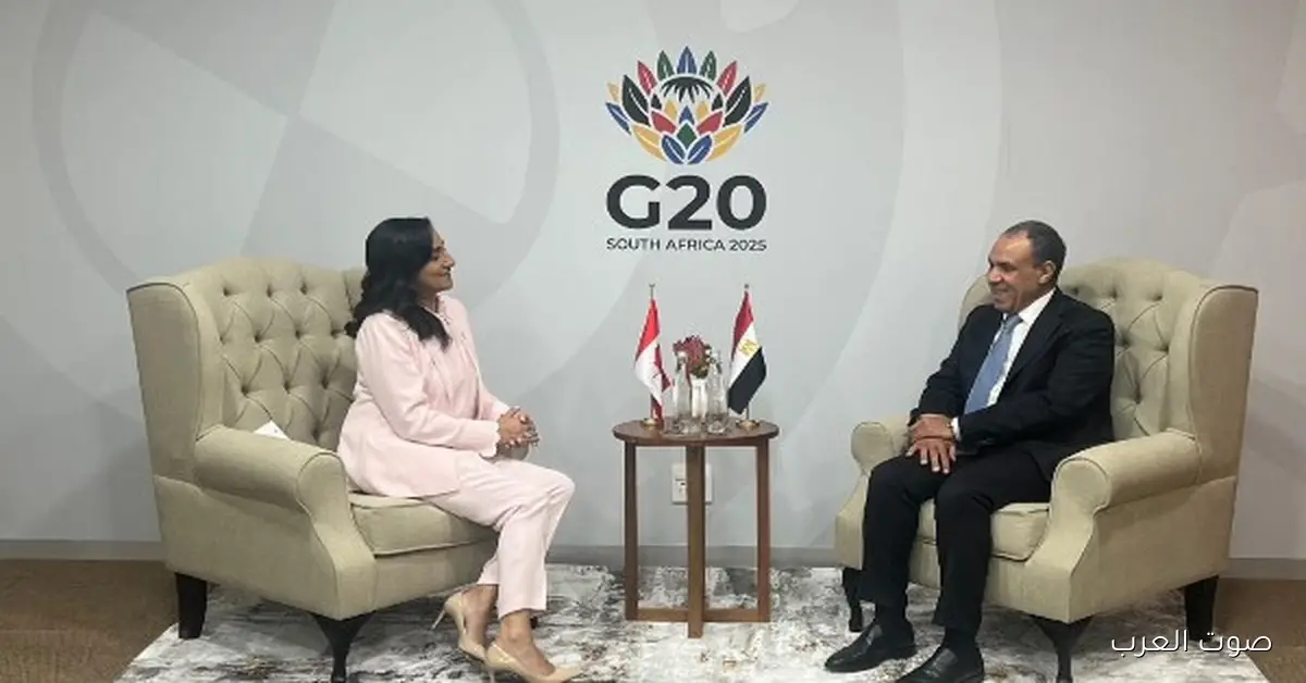 وزير الخارجية: مصر عايزة تقوي علاقاتها الاقتصادية والتجارية مع كندا