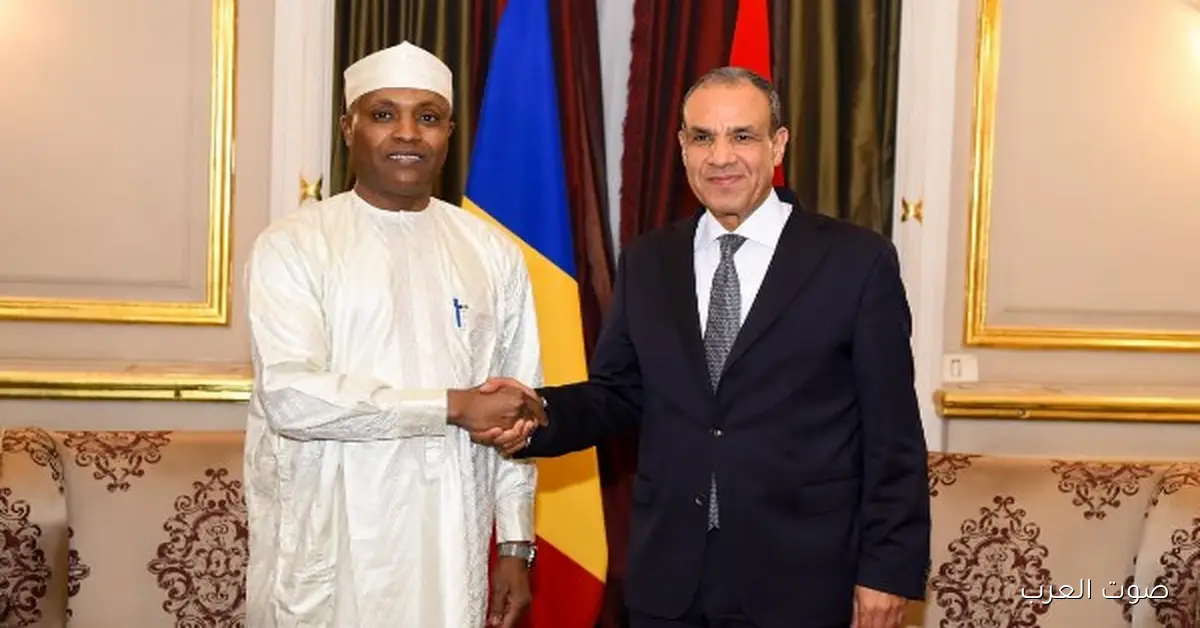 وزير الخارجية يستقبل وزير خارجية تشاد لمناقشة تعزيز العلاقات بين البلدين