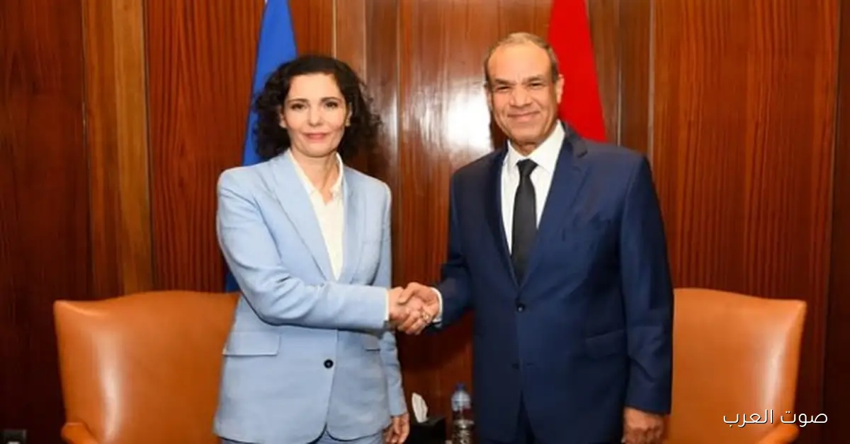 وزير الخارجية يقابل مفوضة الاتحاد الأوروبي لأزمات العالم