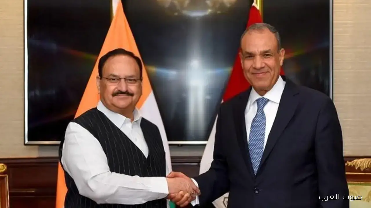 وزير الخارجية يلتقي وزير الصحة الهندي لتطوير الشراكة الاقتصادية