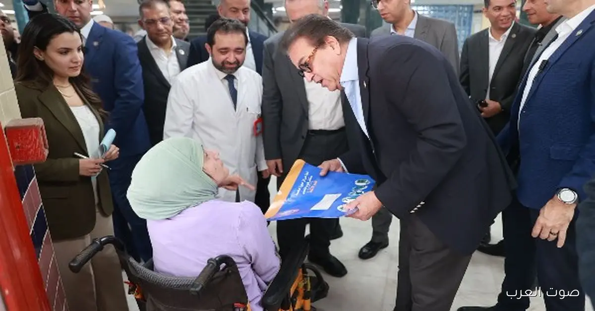 وزير الصحة يزور مشروع مبنى الطب الرياضي في المعهد القومي للجهاز الحركي