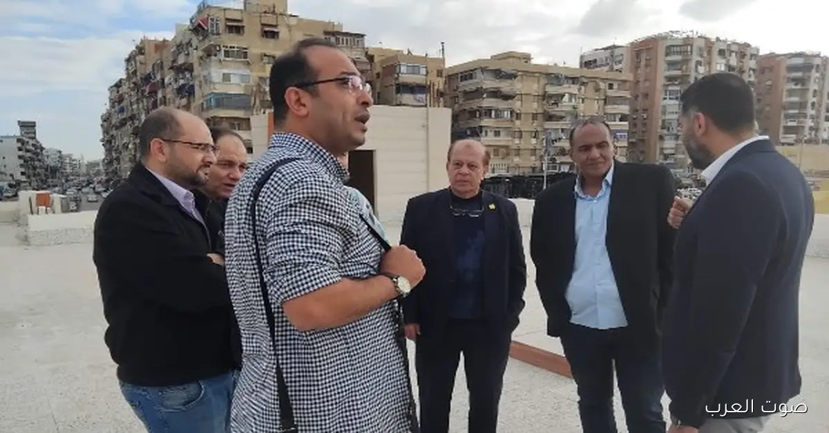 وفد من النقابة العامة يزور نادي الأطباء في بورسعيد عشان يتابعوا أعمال التطوير