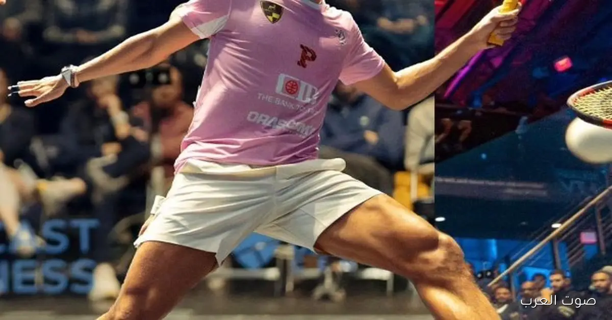 يوسف إبراهيم نجم وادى دجلة يتأهل لنهائي بطولة HKFC للإسكواش