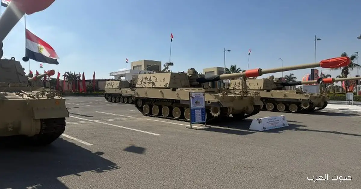 المدفع المصري EGY K9A1 يظهر بشكل مميز في معرض إيديكس 2025 – فيديو وصور