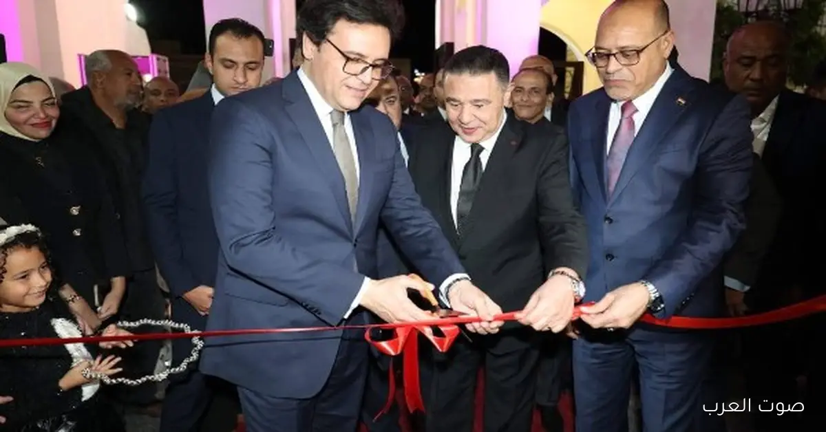 هنو يفتتح قصر ثقافة الغردقة بعد تجديده ويعلن عن إطلاق منصات “Cultural Café” الرقمية