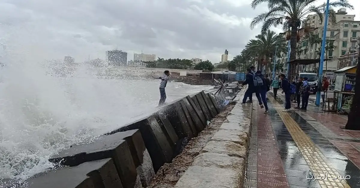 نوة قاسم هتضرب الإسكندرية 5 أيام.. والأرصاد بتحذر الناس