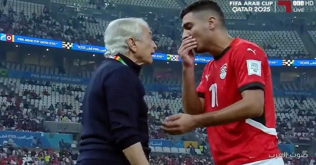 طرد وخناقة واعتراض.. أهم لحظات تعادل منتخب مصر مع الكويت في كأس العرب