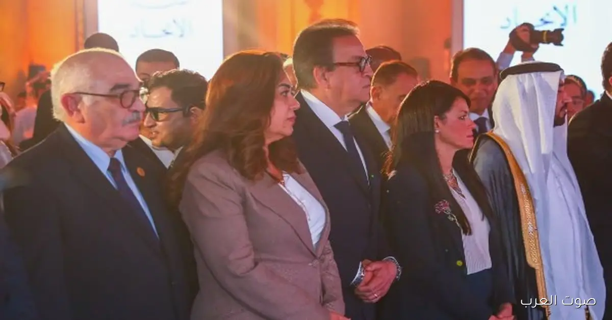 وزيرة التنمية المحلية ووزير البيئة بالإنابة يحضروا حفل استقبال سفارة الإمارات بمناسبة عيد الاتحاد 54